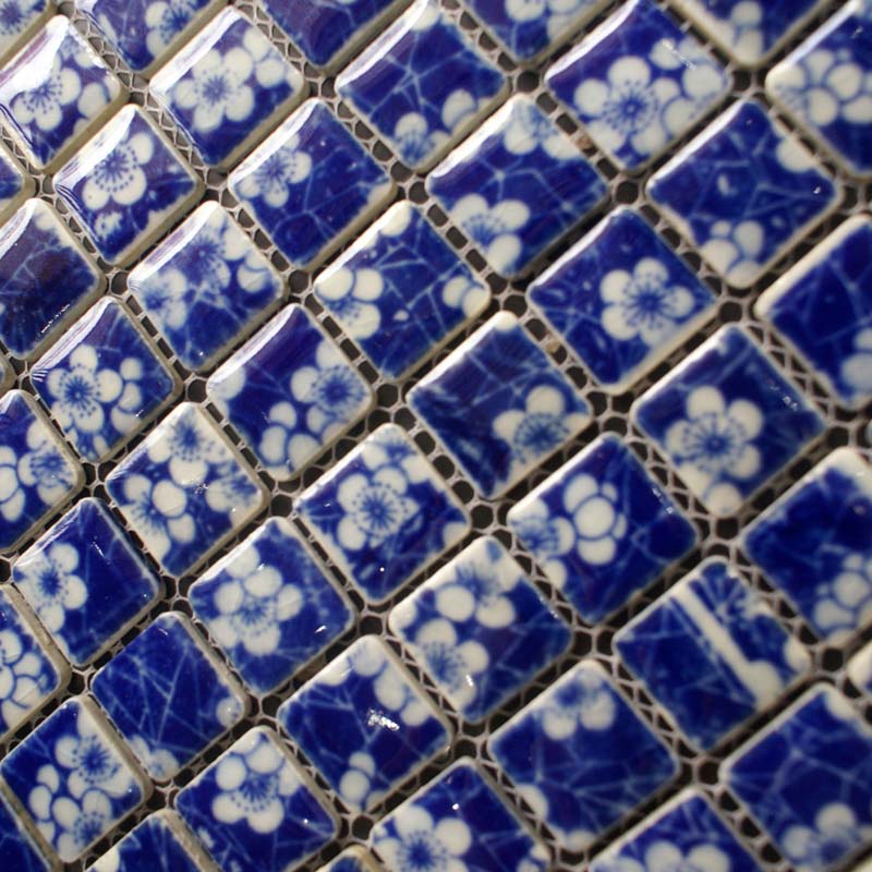 porcelain tile snowflake style mosaic wall tiles - adt110