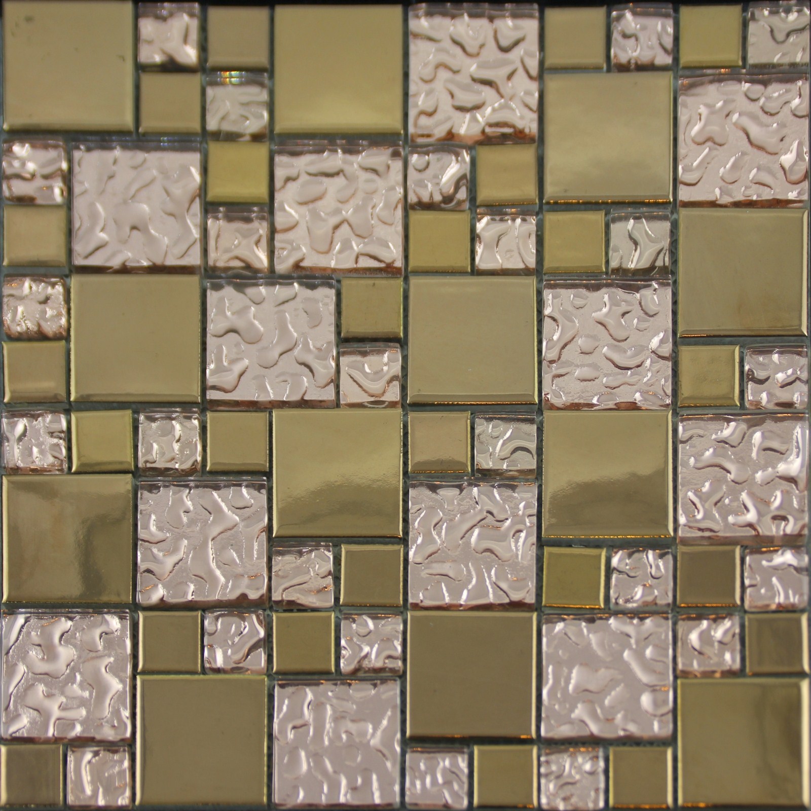 Gold Porcelain Tile Designs Bathroom Wall Copper Glass ...