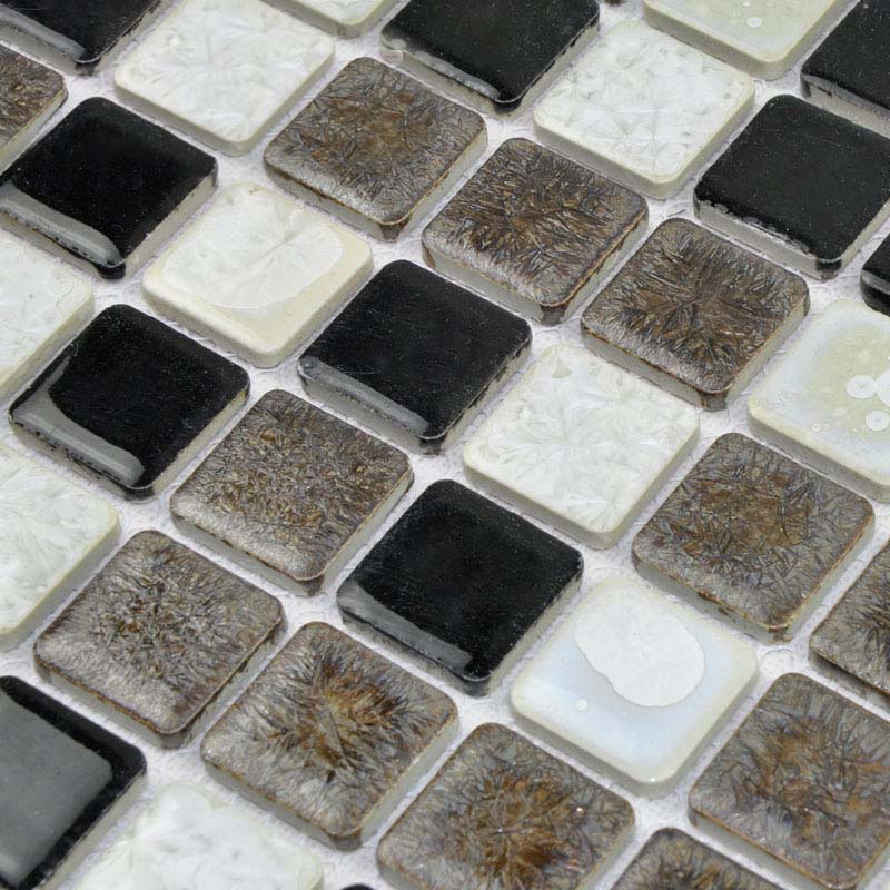 porcelain white mosaic floor tile backsplash - tc-2507tm