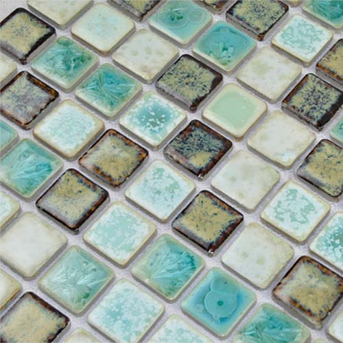 porcelain white mosaic floor tile backsplash - tc-2508tm