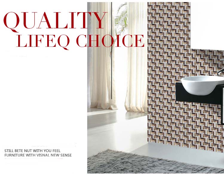 quality glass mosaic bathroom wall tile - d197