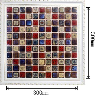 square italian porcelain mosaic tile - adt142