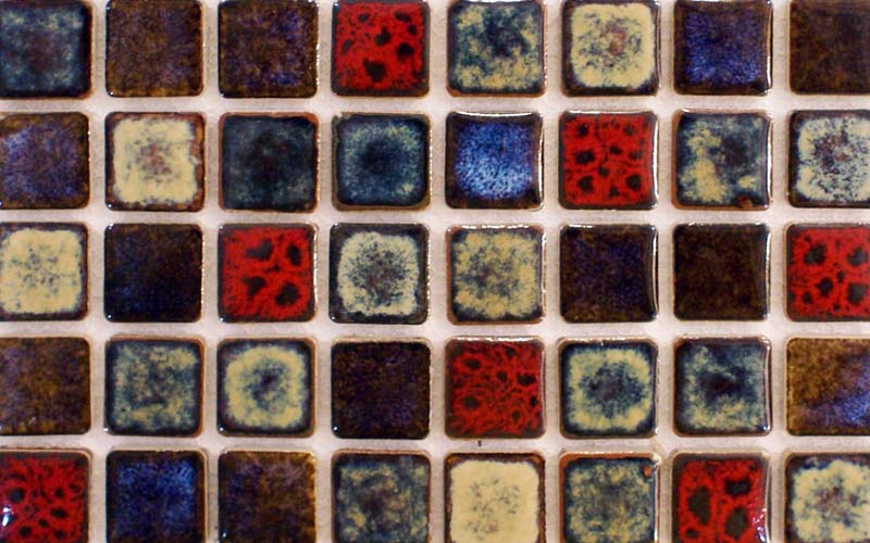 square mosaic tile kitchen backsplash - adt142