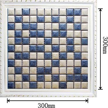 square mosaic tile kitchen backsplash border - adt52