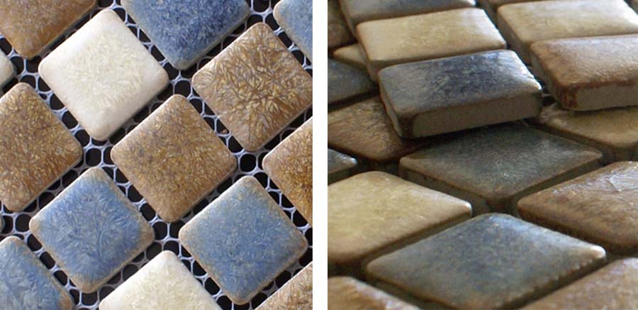square porcelain mosaic floor tile - adt34