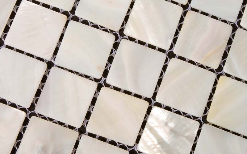 square shell mosaic wall tile backsplash kitchen - st004