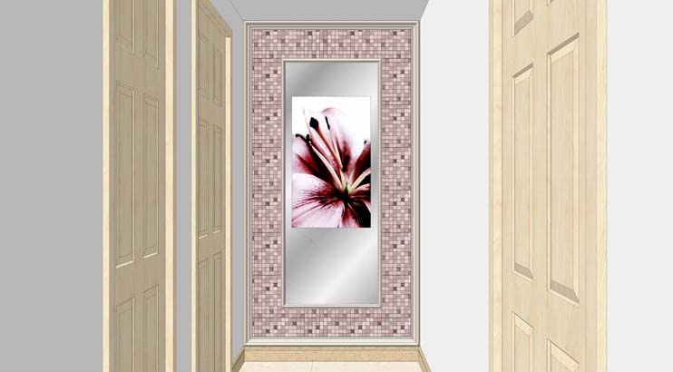 stainless steel aluminum panel for wall border decorative - 9103