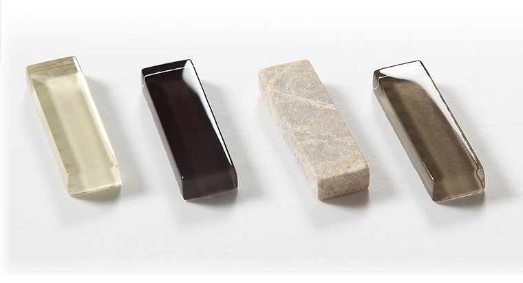 stone glass mosaic tile features - 605