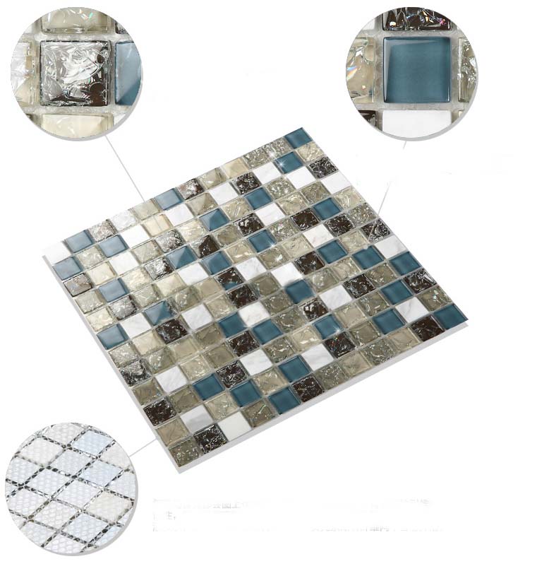 stone glass mosaic tile features - l316