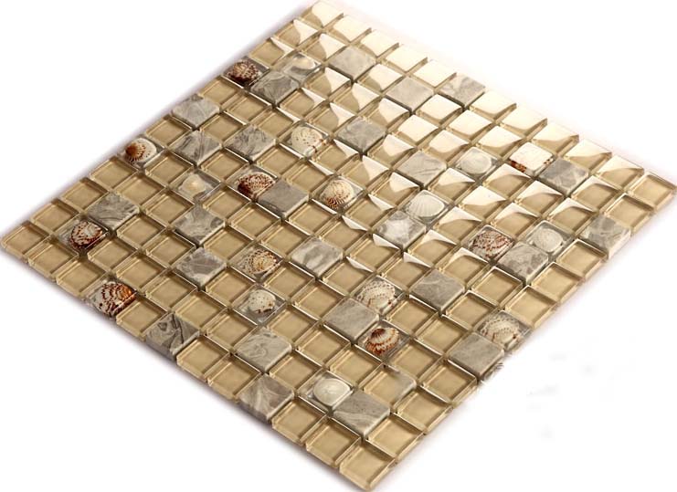 stone glass mosaic tile bathroom wall sticker - 615