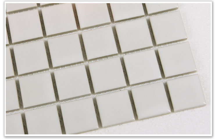 white porcelain mosaic tile - hb-002